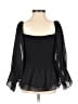 Express Black 3/4 Sleeve Blouse Size S - photo 2