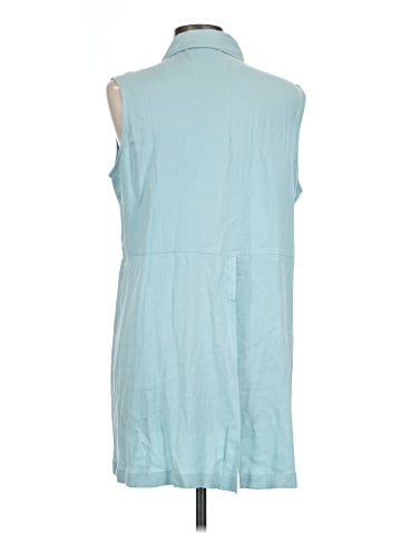 Simply Noelle Sleeveless Button-Down Shirt (view 2)