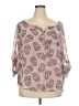 Torrid Pink 3/4 Sleeve Blouse Size 2X Plus (2) - photo 1