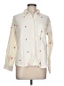 Dylan Hearts Ivory Long Sleeve Button-Down Shirt Size L - photo 1