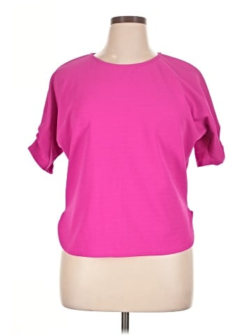 Green Envelope Short Sleeve Top (view 1)