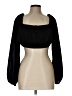 Princess Polly 100% Polyester Black 3/4 Sleeve Blouse Size 12 - photo 1