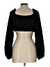 Princess Polly 100% Polyester Black 3/4 Sleeve Blouse Size 12 - photo 2