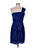 BCBGMAXAZRIA 100% Polyester Blue Cocktail Dress Size 12 - photo 1