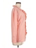Unbranded 100% Polyester Pink Long Sleeve Blouse Size M - photo 4