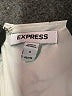 Express 100% Polyester Floral White Cocktail Dress Size 0 Petite - photo 7