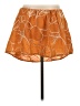 Express 100% Polyester Orange Casual Skirt Size S - photo 2