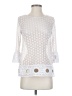 Alfani White 3/4 Sleeve Top Size S (petite) - photo 1