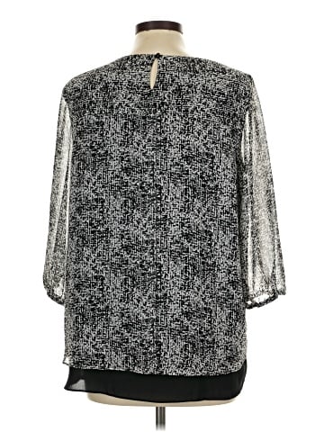 AB Studio 3/4 Sleeve Blouse (view 2)