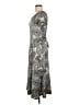 Perceptions Paisley Silver Casual Dress Size 12 - photo 5