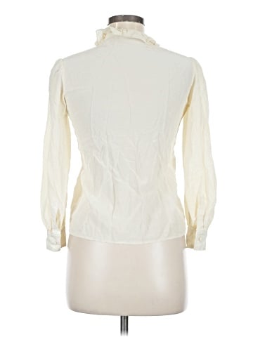 Assorted Brands Long Sleeve Silk Top (view 2)