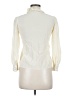 Assorted Brands 100% Silk Ivory Long Sleeve Silk Top Size 5 - 6 - photo 2