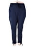Grace Karin Solid Blue Casual Pants Size 2X - photo 1