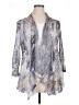 Jess & Jane 100% Polyester Silver Kimono Size XL - photo 1