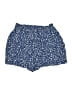 POPSUGAR 100% Rayon Floral Blue Shorts Size XXL - photo 2