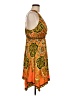 Hale Bob Paisley Orange Cocktail Dress Size M - photo 4