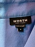 Worth New York Blue Raincoat Size 8 - photo 6