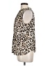 Ann Taylor LOFT 100% Polyester Animal Print Ivory Sleeveless Blouse Size L - photo 5
