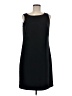 Assorted Brands 100% Polyester Solid Black Cocktail Dress Size 8 - photo 1