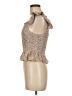 She + Sky Brown Sleeveless Top Size M - photo 5