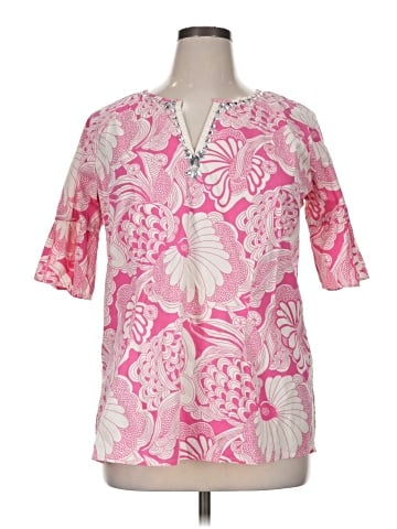Robert Graham Short Sleeve Blouse (view 1)