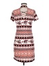 Wishful Park Print Red Casual Dress Size M - photo 2