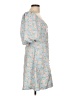 J.ING Floral Blue Casual Dress Size Lg Plus - photo 4