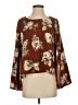ASTR The Label 100% Polyester Brown 3/4 Sleeve Blouse Size S - photo 1