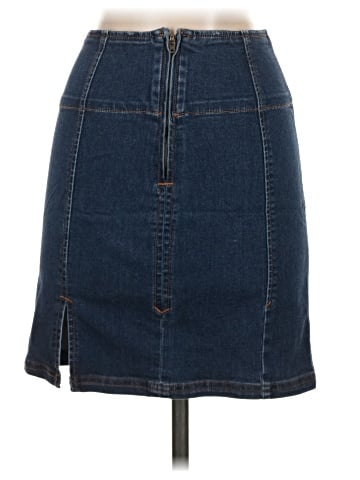 Free People Denim Skirt (view 2)