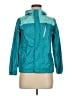 L.L.Bean 100% Nylon Color Block Teal Raincoat Size M - photo 1
