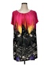Alfani Graphic Pink Cocktail Dress Size 1X - photo 1