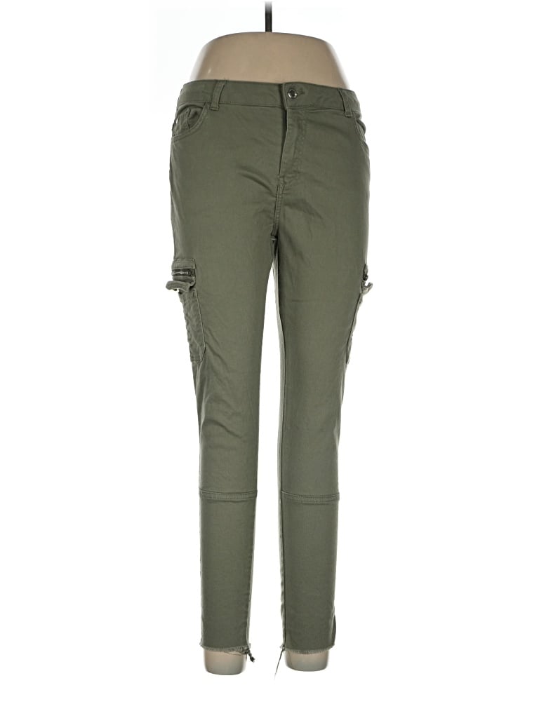 Pre-owned Denim Co Cargo Pants In Green