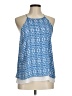 Paper Crane 100% Polyester Blue Sleeveless Blouse Size M - photo 1