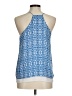 Paper Crane 100% Polyester Blue Sleeveless Blouse Size M - photo 2