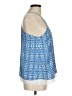 Paper Crane 100% Polyester Blue Sleeveless Blouse Size M - photo 4