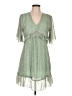 Unbranded 100% Polyester Green Casual Dress Size L - photo 1