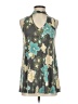 Sun & Moon Gray Sleeveless Blouse Size S - photo 1