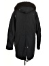 Sandro Black Coat Size Med (2) - photo 2