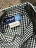Great Guy Checkered-gingham Green Long Sleeve Button-Down Shirt Size 12 mos /12 meses - photo 3