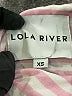 Lola River Stripes Pink Short Sleeve Button-Down Shirt Size XS - photo 7