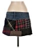 Denizen from Levi's Plaid Blue Denim Skirt Size S - photo 2