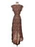 Grecerelle Paisley Brown Casual Dress Size S - photo 2