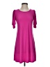 MSK Solid Pink Casual Dress Size S (petite) - photo 1