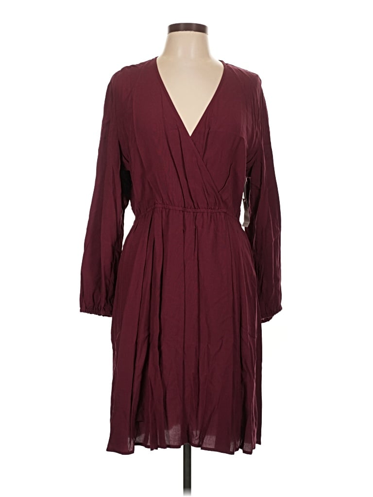 Pre-owned Old Navy Casual Dress In Burgundy