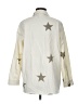 Elan 100% Cotton Stars Ivory Raincoat Size M - photo 2