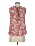 Ann Taylor LOFT Outlet 100% Polyester Red Sleeveless Blouse Size XS (petite) - photo 2