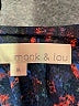 Monk & Lou 100% Polyester Blue Sleeveless Blouse Size M - photo 7