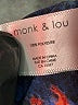 Monk & Lou 100% Polyester Blue Sleeveless Blouse Size M - photo 9
