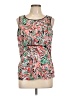 Nine West 100% Polyester Red Tank Top Size L - photo 1