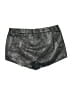 Express Metallic Animal Print Jacquard Snake Print Silver Shorts Size 10 - photo 1